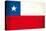 Chilean Grunge Flag. A Grunge Flag Of Chile With A Texture-TINTIN75-Stretched Canvas