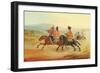 Chilean Riders, C.1835-36-Johann Moritz Rugendas-Framed Giclee Print