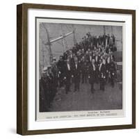 Chili and Argentina, the First Meeting of the Presidents-null-Framed Giclee Print