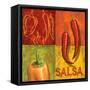 Chili II-Delphine Corbin-Framed Stretched Canvas