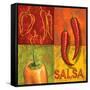 Chili II-Delphine Corbin-Framed Stretched Canvas