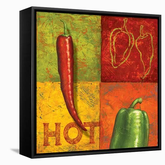 Chili III-Delphine Corbin-Framed Stretched Canvas