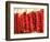 Chili Pepper Ristras, Santa Fe, New Mexico-Walter Bibikow-Framed Photographic Print