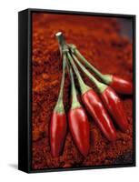 Chili Peppers on Powder-null-Framed Stretched Canvas