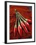 Chili Peppers on Powder-null-Framed Photographic Print