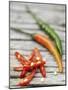 Chili Peppers, Whole and Sliced-Winfried Heinze-Mounted Photographic Print