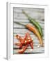 Chili Peppers, Whole and Sliced-Winfried Heinze-Framed Photographic Print