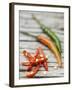 Chili Peppers, Whole and Sliced-Winfried Heinze-Framed Photographic Print