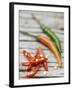 Chili Peppers, Whole and Sliced-Winfried Heinze-Framed Photographic Print