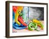 Chili Peppers-Jennifer Redstreake Geary-Framed Art Print