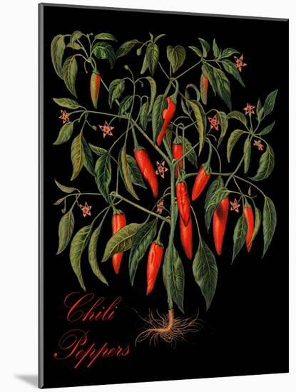 Chili Peppers-Mindy Sommers-Mounted Giclee Print
