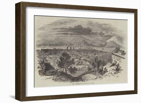 Chili, Santiago, from the Fort of Santa Lucia-null-Framed Giclee Print