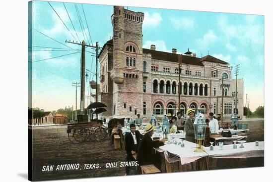 Chili Stands, San Antonio, Texas-null-Stretched Canvas