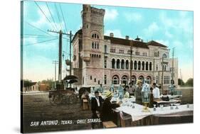 Chili Stands, San Antonio, Texas-null-Stretched Canvas