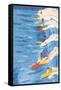 Chilled Surfing-Raissa Oltmanns-Framed Stretched Canvas