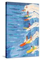 Chilled Surfing-Raissa Oltmanns-Stretched Canvas
