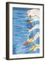 Chilled Surfing-Raissa Oltmanns-Framed Giclee Print