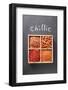 Chilli Flakes, Chillies, Chilli Powder, Chilli Threads in Type Case-Eising Studio - Food Photo and Video-Framed Photographic Print