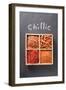 Chilli Flakes, Chillies, Chilli Powder, Chilli Threads in Type Case-Eising Studio - Food Photo and Video-Framed Photographic Print