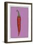 Chilli pepper purple-Sarah Thompson-Engels-Framed Giclee Print