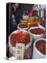 Chilli Peppers and Spices on Sale in Wuhan, Hubei Province, China-Andrew Mcconnell-Stretched Canvas