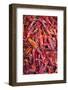 Chilli Peppers in the Market, Monywa, Sagaing, Myanmar, Southeast Asia-Alex Robinson-Framed Photographic Print