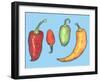 Chilli Peppers-Sarah Thompson-Engels-Framed Giclee Print