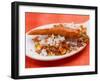 Chilli Salt with Dried Chilli on Spoon (Close-Up)-Eising Studio - Food Photo and Video-Framed Photographic Print