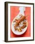 Chilli Salt with Dried Chilli on Spoon-Eising Studio - Food Photo and Video-Framed Photographic Print