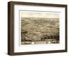 Chillicothe, Missouri - Panoramic Map-Lantern Press-Framed Art Print