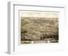 Chillicothe, Missouri - Panoramic Map-Lantern Press-Framed Art Print