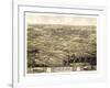 Chillicothe, Missouri - Panoramic Map-Lantern Press-Framed Art Print