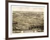 Chillicothe, Missouri - Panoramic Map-Lantern Press-Framed Art Print