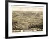 Chillicothe, Missouri - Panoramic Map-Lantern Press-Framed Art Print