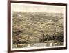 Chillicothe, Missouri - Panoramic Map-Lantern Press-Framed Art Print