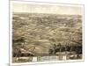 Chillicothe, Missouri - Panoramic Map-Lantern Press-Mounted Art Print