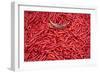 Chillies at Sunday Market at Bac Ha, Vietnam, Indochina, Southeast Asia, Asia-Bruno Morandi-Framed Photographic Print