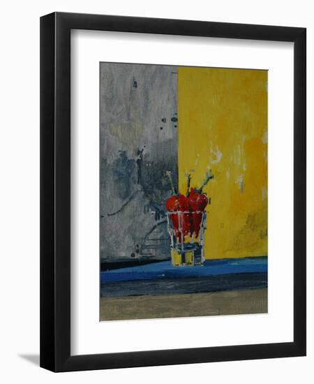 Chillies in a Glass-Charlie Millar-Framed Giclee Print