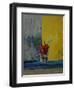 Chillies in a Glass-Charlie Millar-Framed Giclee Print