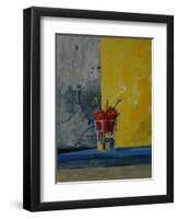 Chillies in a Glass-Charlie Millar-Framed Premium Giclee Print