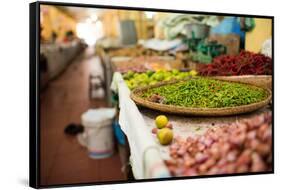 Chillies in Market in Pulua Weh, Sumatra, Indonesia, Southeast Asia-John Alexander-Framed Stretched Canvas