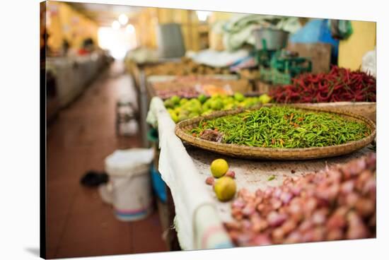 Chillies in Market in Pulua Weh, Sumatra, Indonesia, Southeast Asia-John Alexander-Stretched Canvas