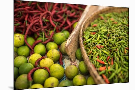 Chillies in Market in Pulua Weh, Sumatra, Indonesia, Southeast Asia-John Alexander-Mounted Premium Photographic Print