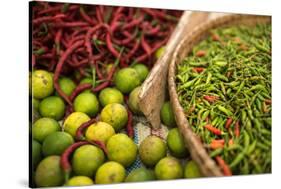 Chillies in Market in Pulua Weh, Sumatra, Indonesia, Southeast Asia-John Alexander-Stretched Canvas