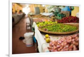 Chillies in Market in Pulua Weh, Sumatra, Indonesia, Southeast Asia-John Alexander-Framed Photographic Print