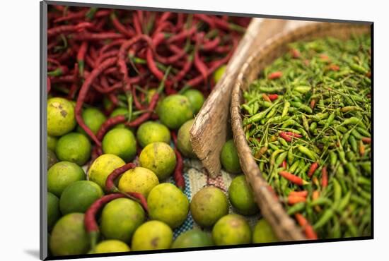 Chillies in Market in Pulua Weh, Sumatra, Indonesia, Southeast Asia-John Alexander-Mounted Photographic Print