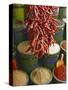 Chillies in Spice Market, Istanbul, Turkey, Europe-Sakis Papadopoulos-Stretched Canvas