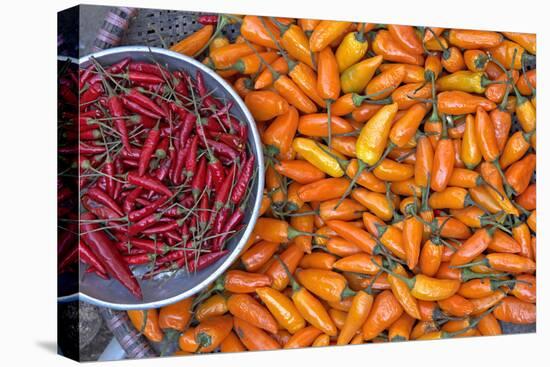 Chillies, Sapa Area, Vietnam, Indochina, Southeast Asia, Asia-Bruno Morandi-Stretched Canvas