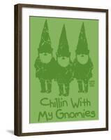 Chillin With My Gnomies-Todd Goldman-Framed Giclee Print