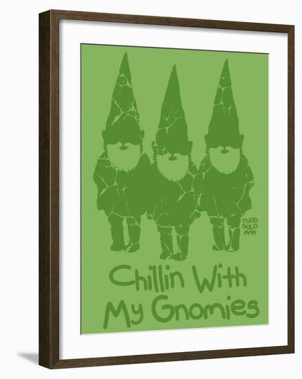 Chillin With My Gnomies-Todd Goldman-Framed Giclee Print